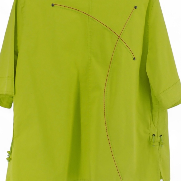 Alain Weiz Classy Retro Green Business Work Blazer Womens Size Large Button Up - Picture 7 of 11